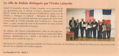 <p>Journal municipal "Lou Passadou"</p>© Lou Passadou