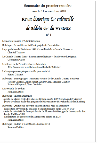 © Mémoires-Bédoin-Ventoux